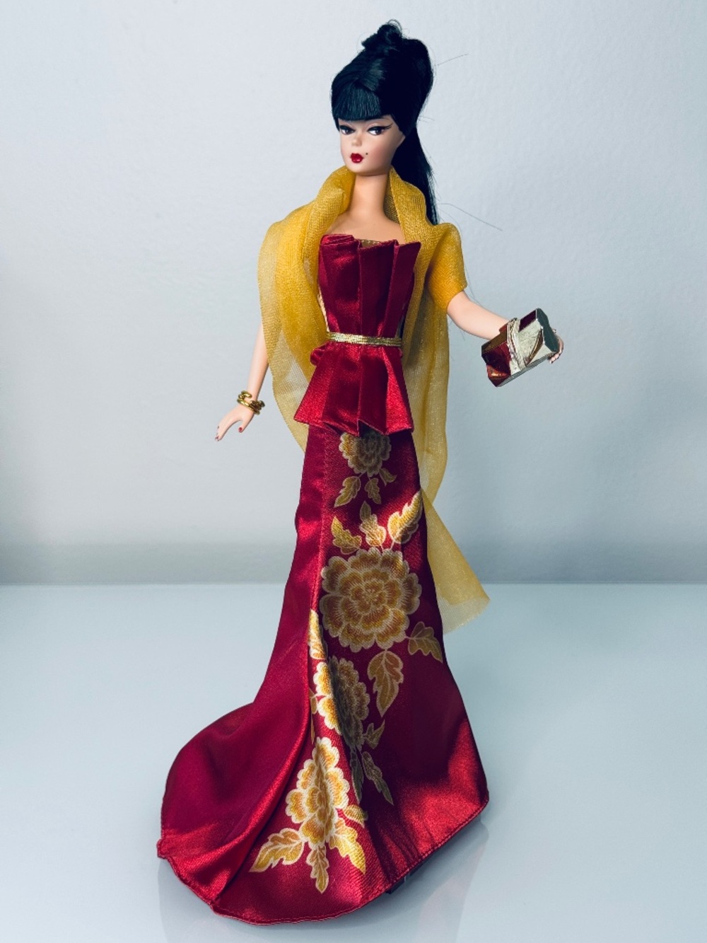 Chinoiserie Red Moon Barbie 2004 Silkstone BFMC Gold Label Lunar Fashion Doll